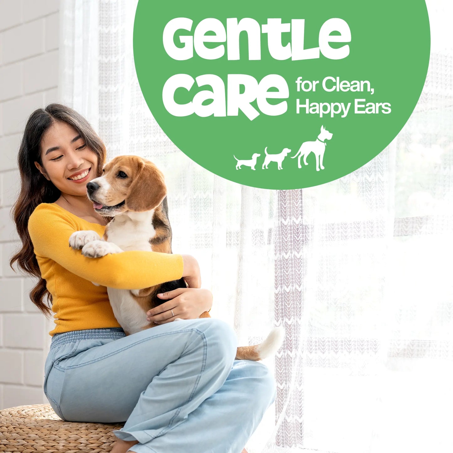 Roofus the Dog Ear Wipes - Eucalyptus Aloe | 100Ct